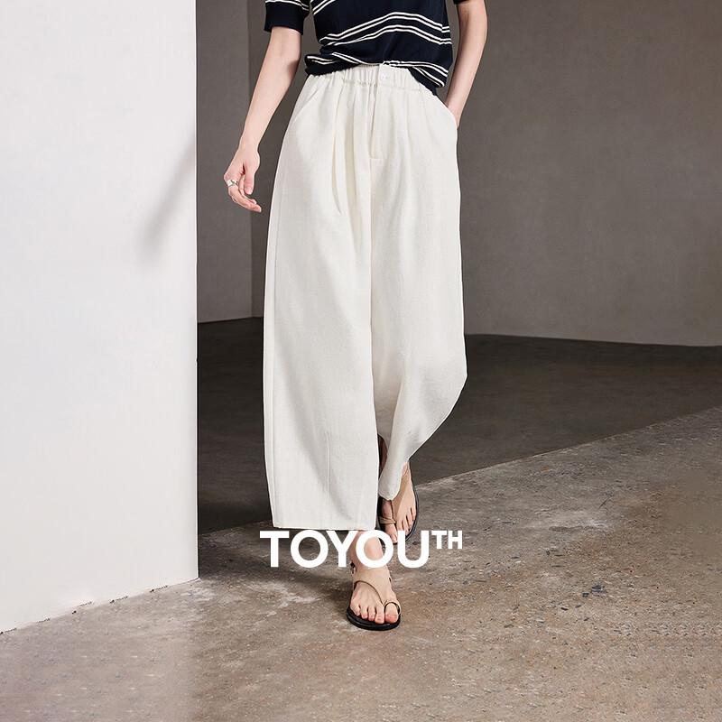 Chuyu Women s Relaxed Fit Wide-Leg Pants M