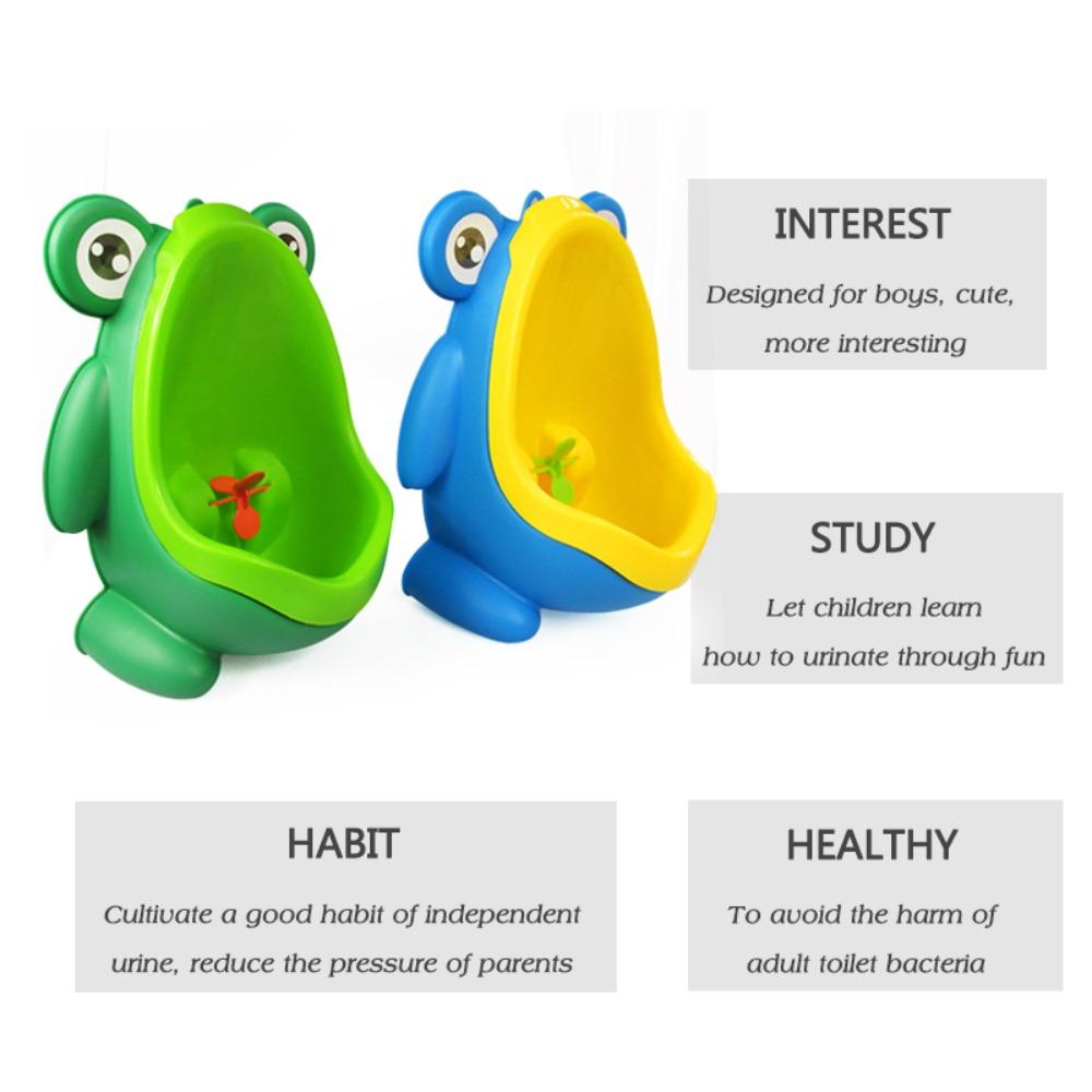 Potty Training Urinal Urination Pot Children Potty Toilet Baby Hygiene Toilet Frog Standing Potty