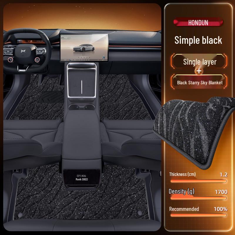 XPeng P7 2025 TPE Floor Mats: Complete Car Interior Carpet Set