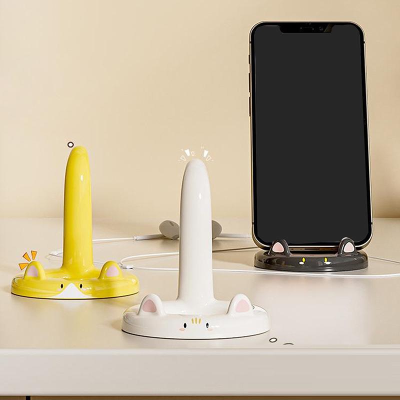Cartoon Cat Shape Mobile Phone Stand Phone Rack Portable Cute Colorful Lazy Phone Desktop Holder For Cell Phone