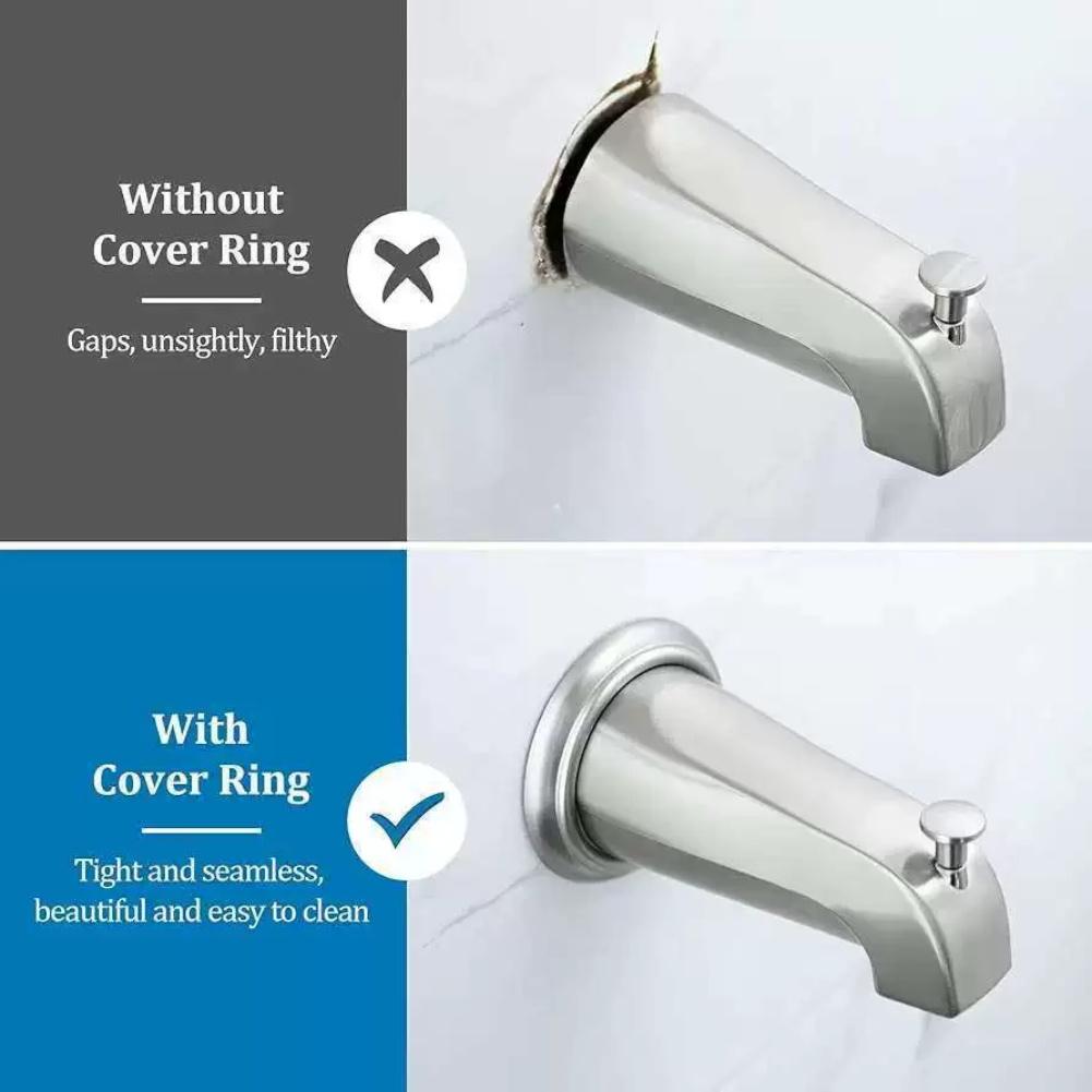 Stainless Steel Tub Spout Cover Trim Plate For Tub Spout