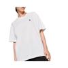 Auf Weicher Hautfreundlicher Lässiger Rundhals Kurzarm T-Shirt Unisex Oberteile Weiß 1WE10060069