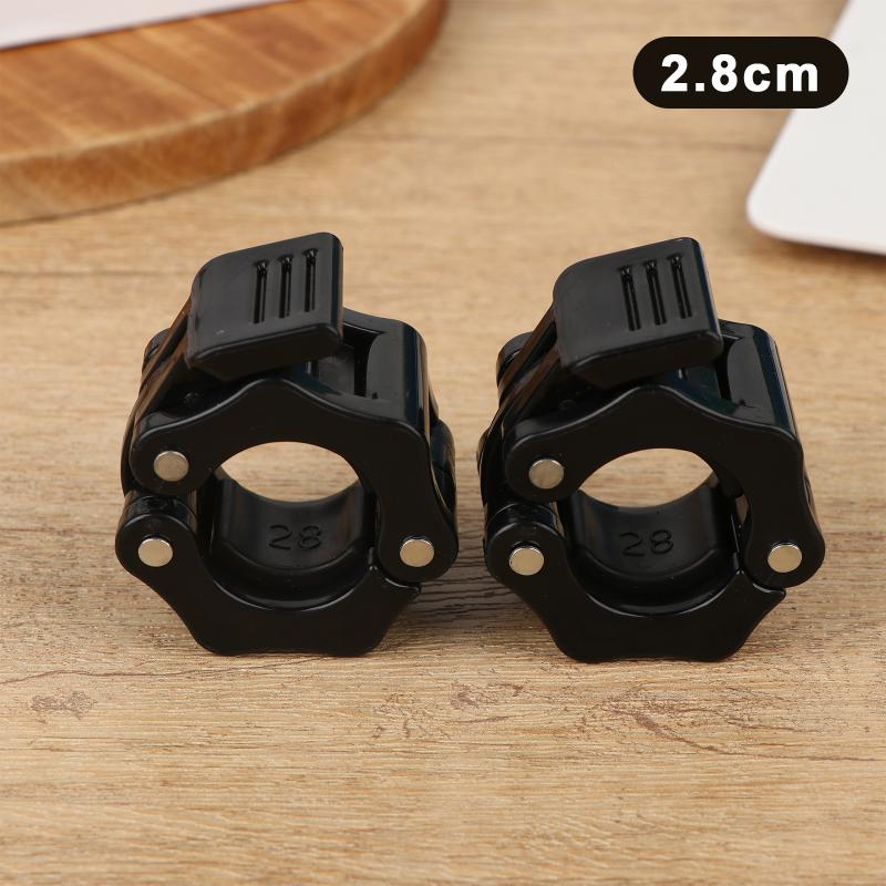 25/28Mm Heavy Duty Barbell Clips Collar Quick Release Locking Clamps Fixing Nut Clips For Weightlifting Fitness Accessories