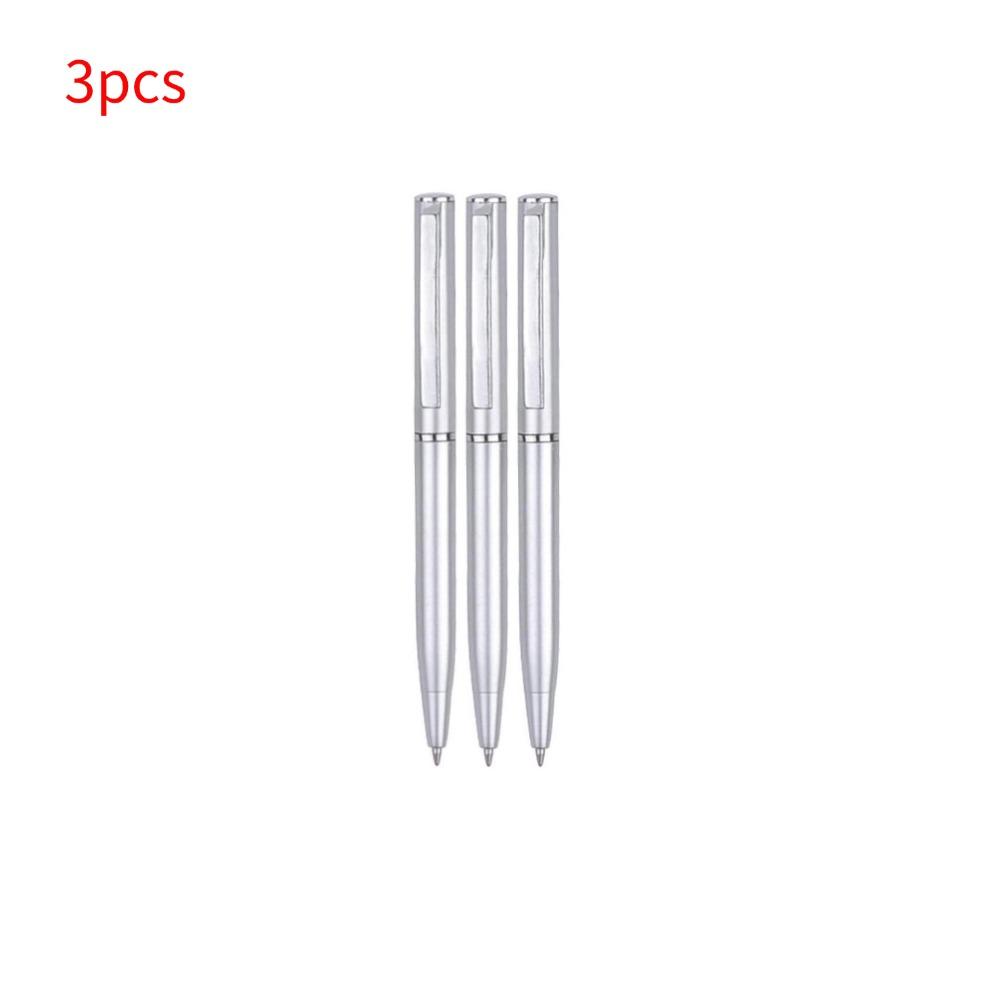 Hochwertiger Metall-Kugelschreiber Stahl Schreib- und Stiftzubehör Schreibwaren Schreibwerkzeuge Drehmechanik-Kugelschreiber 1-30 Stück