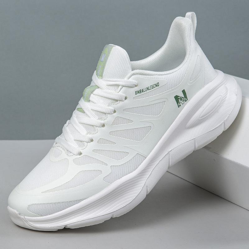 

Новые сверхлегкие кроссовки, амортизирующие кроссовки, мягкие и легкие кроссовки, кроссовки для фитнеса с отскоком 36 белый