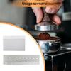 Coffee Powder Grinding Thickness Reference Comparison Card Grinder Grinding Powder Thickness Comparison Scale for Coffee