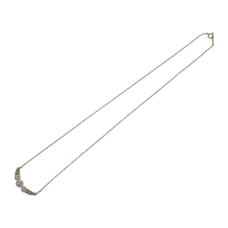 MIKIMOTO Colar Ouro Amarelo K18/Pérola Akoya Mulheres