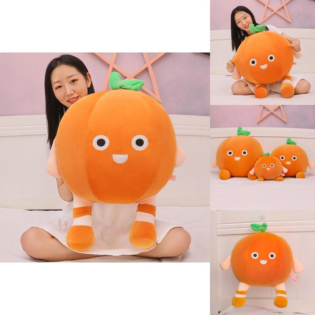 Creative Plush Orange Fruit Toy Soft And Cuddly Orange Pillow For Birthday Gifts