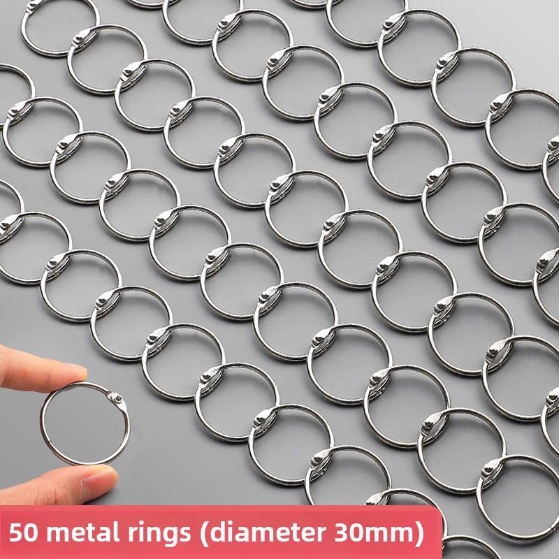 Segregator na karty w luźnych arkuszach, kółka segregatora, żelazne kółko do książki