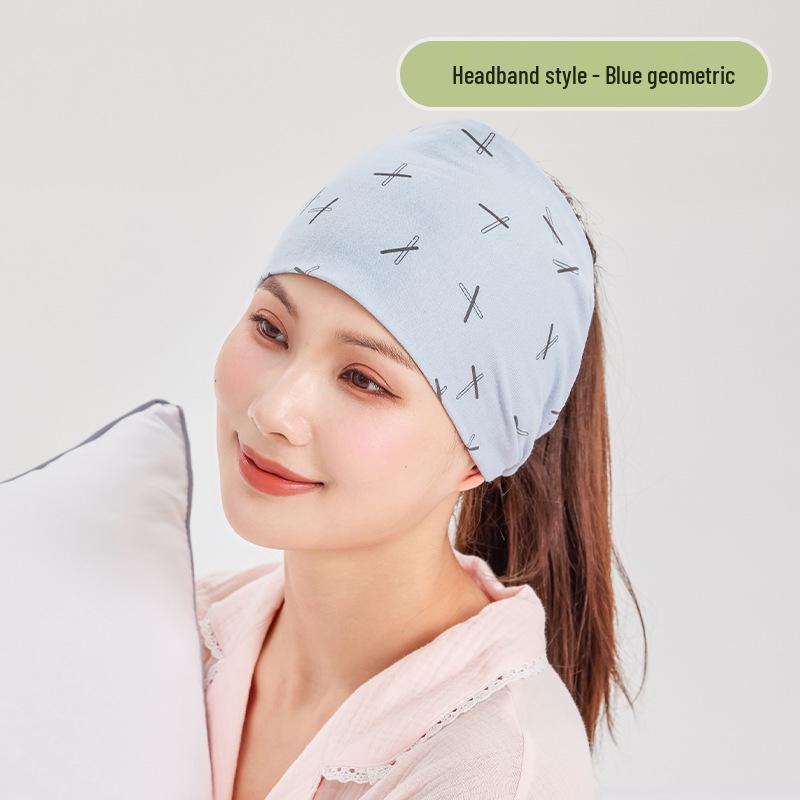 Windproof Cotton Postpartum Headscarf & Hat for Spring/Summer – Maternity & Pregnant Women's Essential