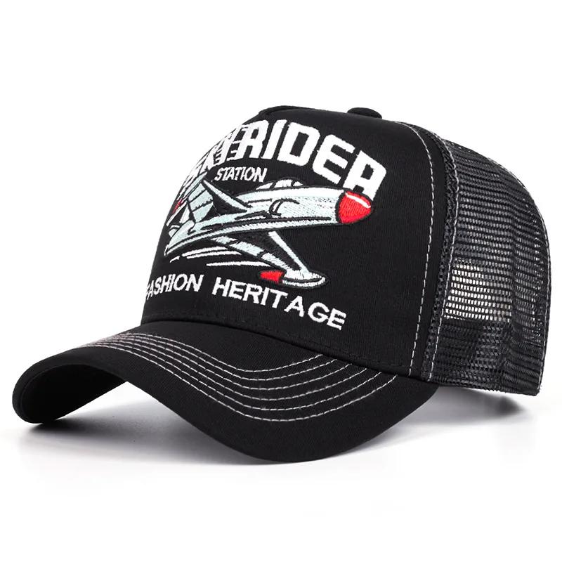 2025 Creative New Webhat SKYRIDER Airplane Street Dance Skateboarding Hip Hop Hat Truck Hat Outdoor Sports Sunshade Baseball Hat