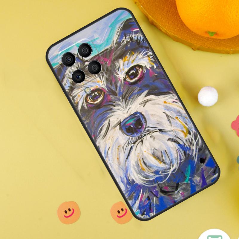 Lovely Dogs Schnauzer Case For Samsung Galaxy M15 M35 M55 M11 M14 M34 M54 M31 M13 M53 M51 M12 M32 M52 M16 M36 M56