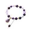 Natural Amethyst Bracelet  Bangles Women Fashion Jewelry Accessories Gift