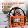 Multi-functional Solar Hand-Crank Emergency Radio with Mobile Charging and Digital Tuning