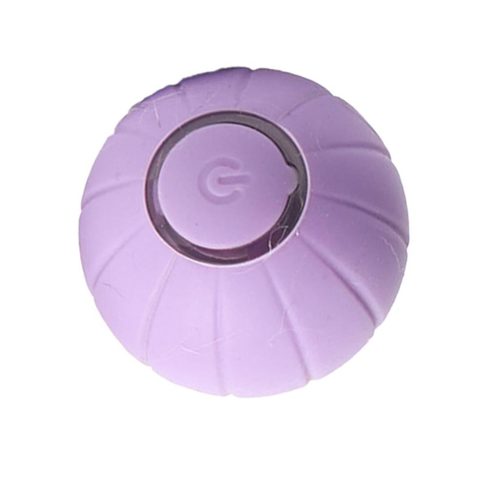 Pet Ball Toy Silicone Rolling Ball Sound Light Rechargeable Ball Obstacle Avoidance for Dog Cat