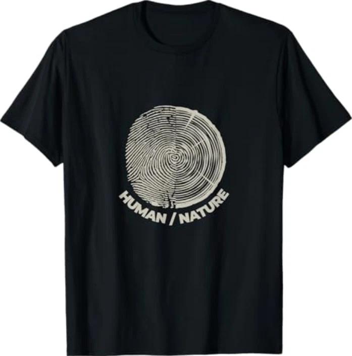 Huunisex Nature Eco Tree Art (Light Logo) Tshirt S