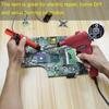 NEWACALOX 110V/220V 60W  Automatically Send Tin Gun Hand-held Soldering Iron Internal Heat with Power Switch Welding Repair Tool