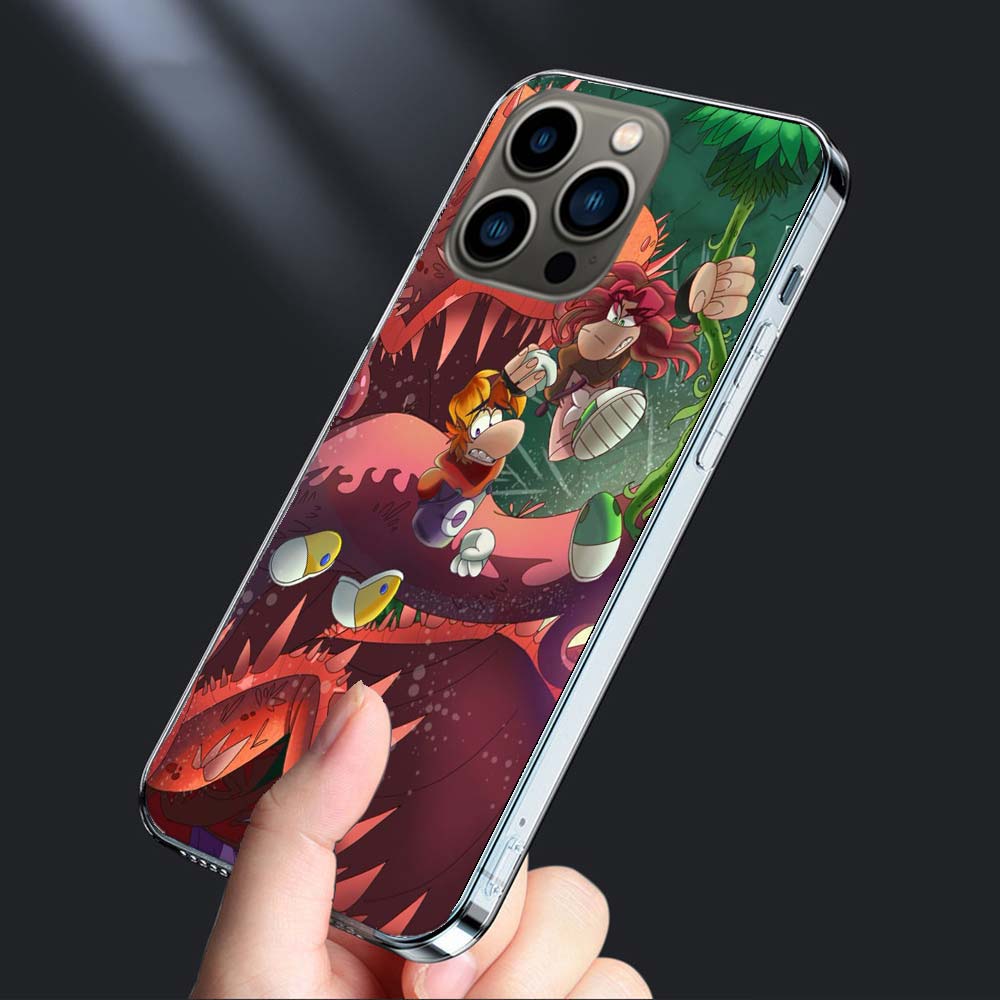 Custodia per Telefono Gioco Rayman Legends Per Iphone 16E 15 Pro 14 Plus 17E 16 17 Pro Max Air 11 12 13 Mini Antiurto Capa Cover Carina T