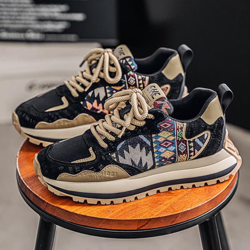 Trendige Herren-Sneaker Bequeme Dicksohlen-Freizeitschuhe für Herren Rutschfeste Laufschuhe Neue Outdoor-Sportschuhe Tenis Masculino