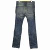 Hergestellt in den USA Rockstar Sushi Distressed Crashed Biker Denimhose W30 Dunkelmarine Motorradfahrer(GEBRAUCHT)