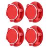Lightweight Aluminum Alloy Hex Wheel Nuts 17mm Anti Loose Dustproof Hex Nut for 18 RC CarRed