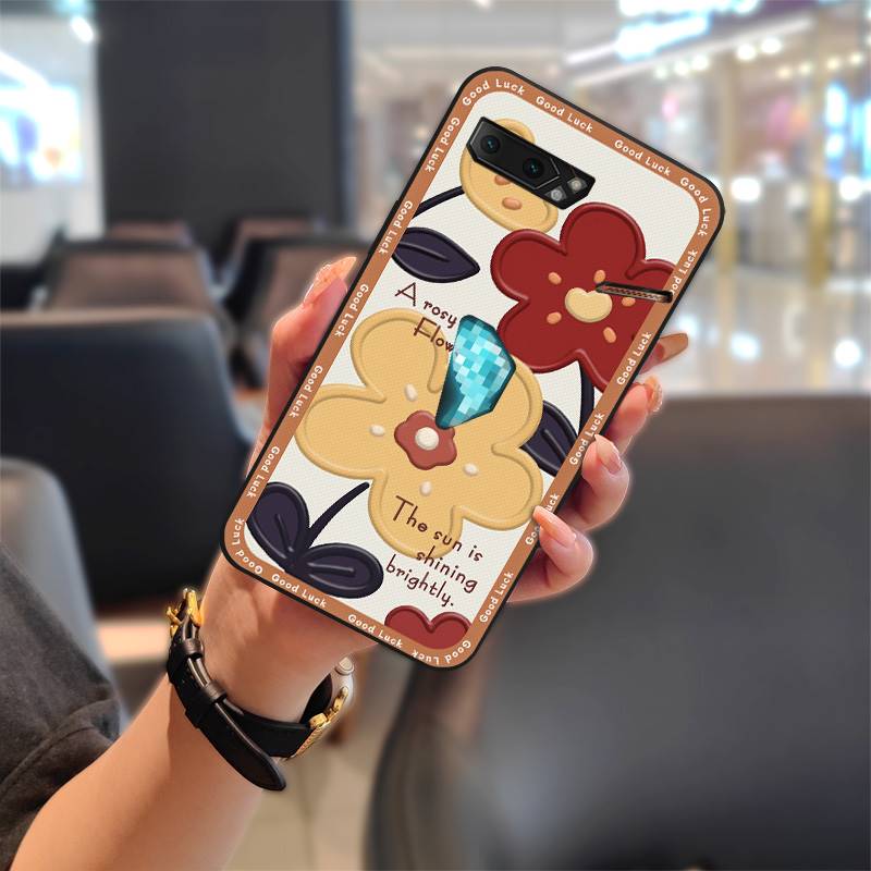 Dirt-resistant Fashion Design Phone Case For Asus ROG Phone II ZS660KL Soft Case Shockproof TPU Durable Cute Anti-dust