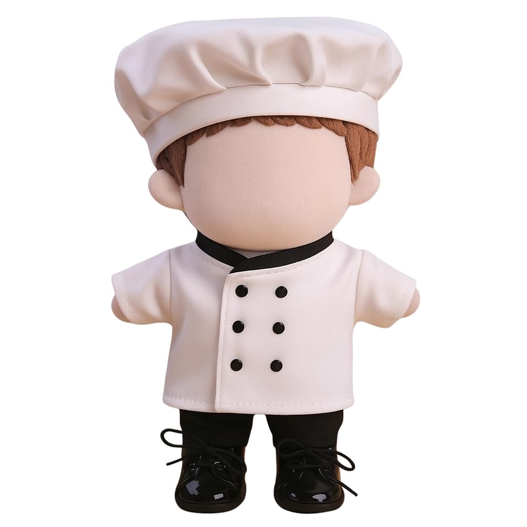 

AXLUCE - Plush clothes - Plush toys - Clothes - 20cm - Doll - Chef