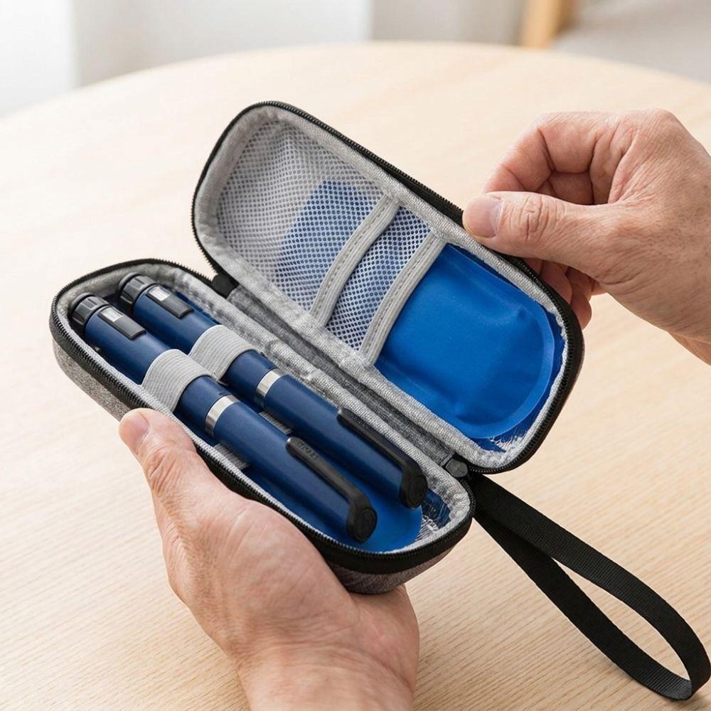 Thermal Insulated Insulin Cooler Travel Case Waterproof Pill Cooler Bag Home Outdoor