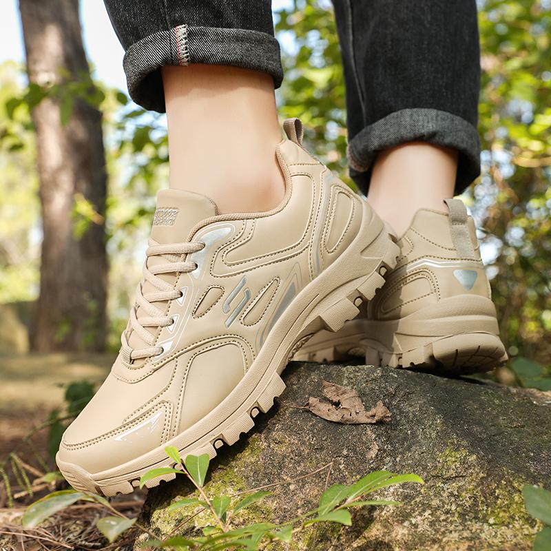 New Men's Tactical Boots Waterproof Climbing Shoes Army Lace Up Work Breathable Anti-Slip Outdoor Male Motorcycle Work Hiking Shoe