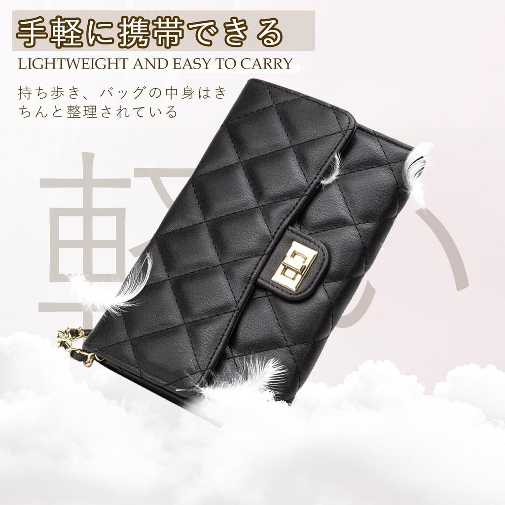 Aouduo Yomi Smartphone Shoulder Bag for Women Fragrance Diamond Cell Phone with Smartphone Shoulder Wallet Card Commuter [Small Pattern] Pouch,