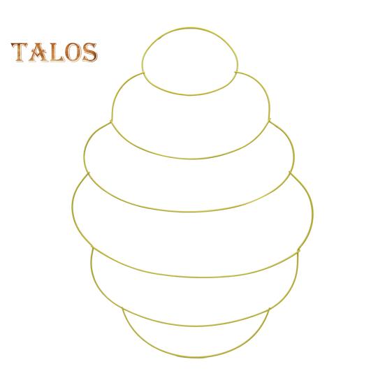 

Рамка для венка в виде пчелиного улья, металлическая проволочная форма в форме пчелы, проволочная рамка для венка, цветы, ленты, венок своими руками, домашний декор