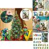 Dinosaurier Weihnachts-Countdown-Kalender Mit Acryl-Dinosaurierfiguren Für Feiertagsdekoration