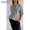 Womens Business Shirt With Pocket And Noniron Polyester For Office Wear