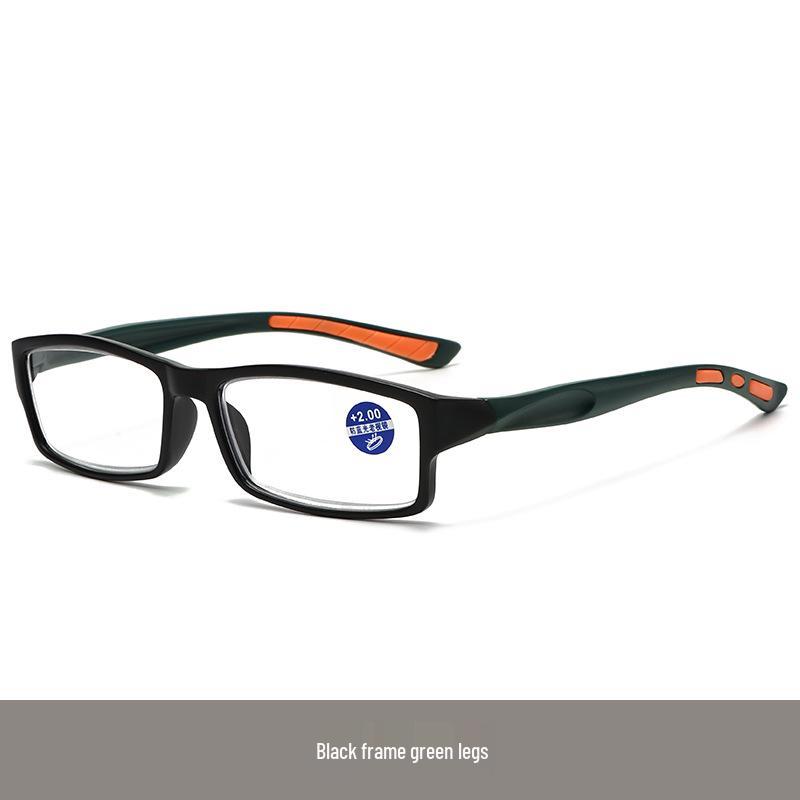 New Style Lightweight Sports Reading Glasses with Anti-blue Light Small Frames and HD Flat Lenses