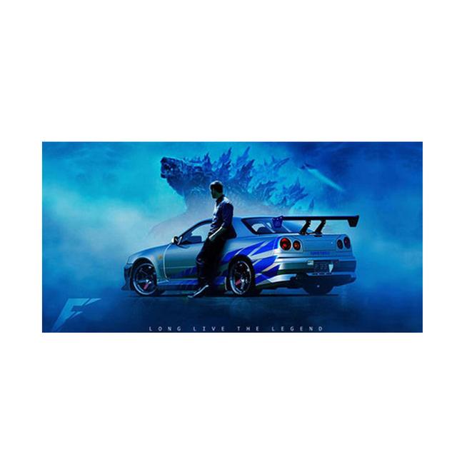 Coole Auto Poster und Drucke Wohnzimmer Wand Kunst Bild Moderne Leinwand Malerei Schlafzimmer Dekoration Nordic 21cm×30cm NoFrame