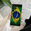 Brazil Brazilian Flag Clear Case For Samsung Galaxy S26 S25 S24 S23 Ultra S20 S21 FE S22 Plus S26 Ultra S25FE Soft Phone Cover