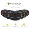 550ml Large Room Essential Oil Diffuser with 6 Premium Oils Remote Control 7 Color LED Light, Auto Timer  Perfect for Home, Offi