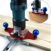 Slotted Bottom Plate Wood Router Base Rust Resistant Router Table Insert Plate  Wood Milling