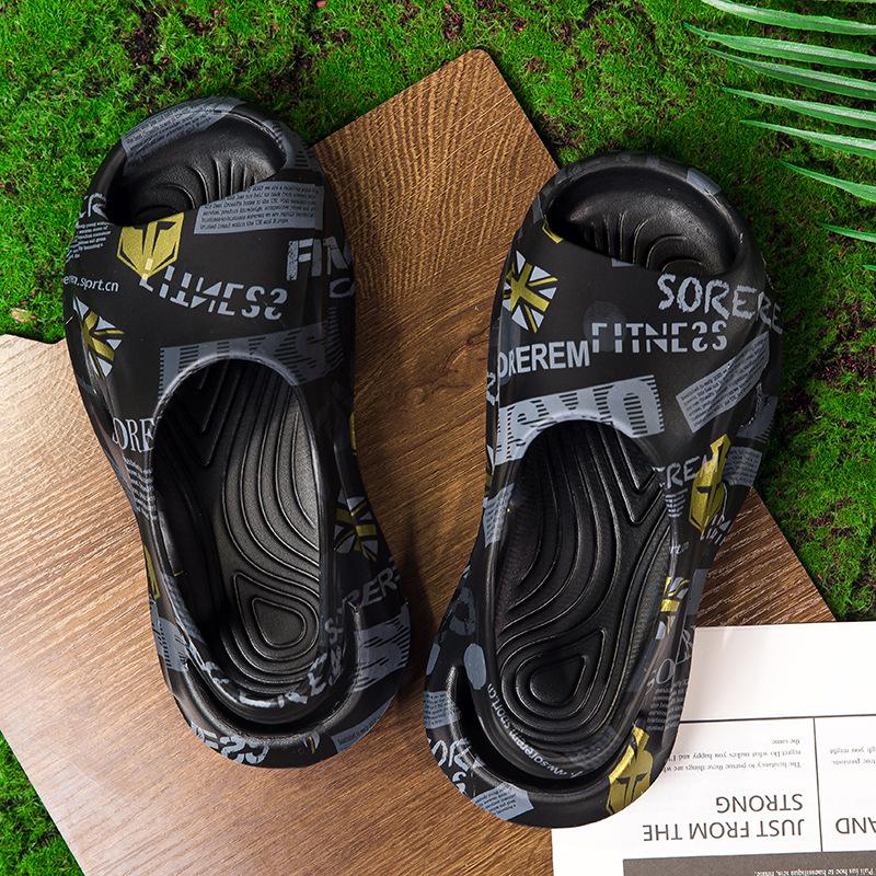 Sandals Men's 2025 Summer New Trend Men's Cool Slippers Casual Open-toed Non-slip Beach Shoes