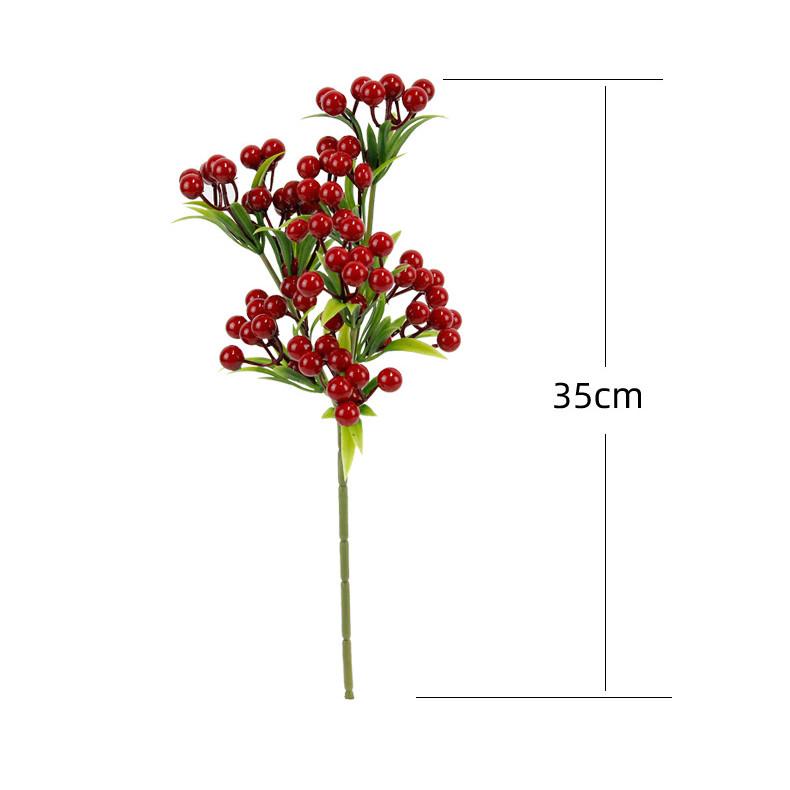 Simulated Foam Fruit Christmas Berry Home Decoration Artificial Simulated Plant Blueberry Fruit Fortune Fruit Red Fruit Branch