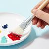 Paint Brushes for Acrylic Painting Goat Hair Mop Brushes Soft Paint Brush Soft Bristle Art Brush for Wartercolor Craft