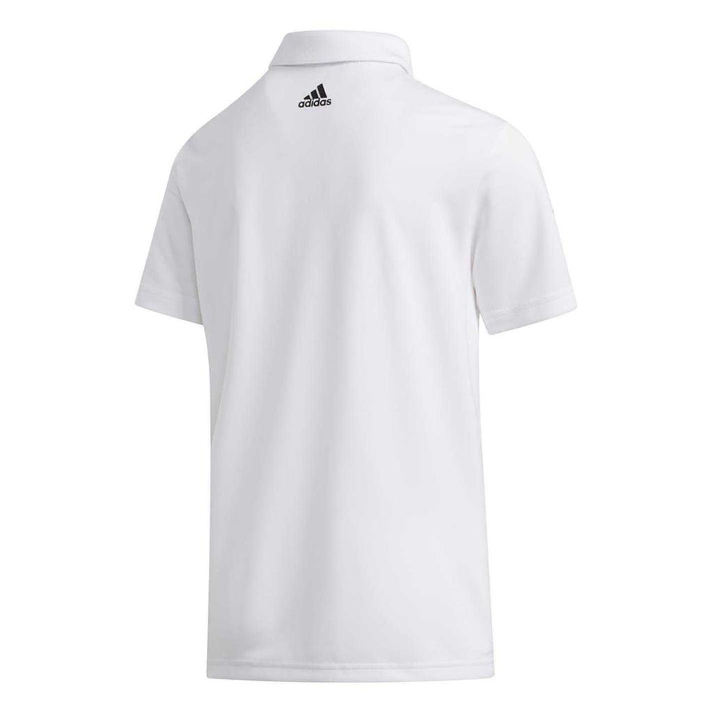 Adidas Boys 3 Stripes Polo Shirt