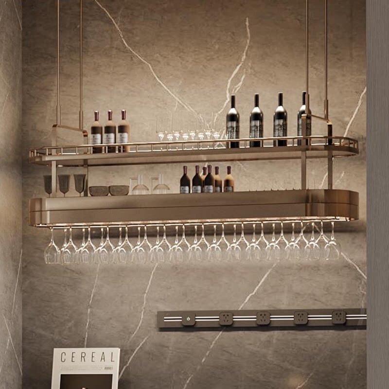 Aokewen 240cm Hanging Wine Glass Rack
