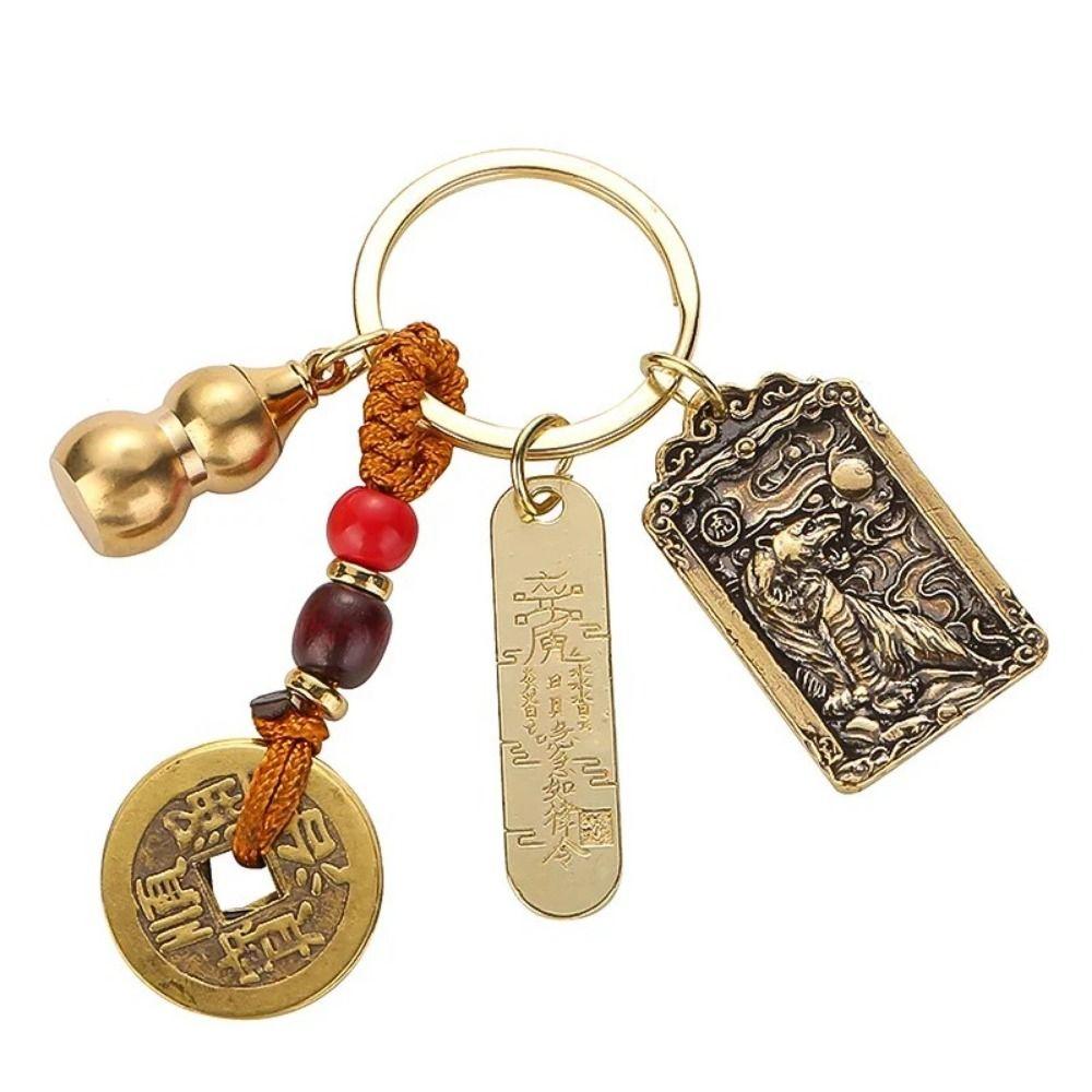 Zodiac Chinese Style Zodiac Keychain Feng Shui Chinese Style Key Chain  Key Ring