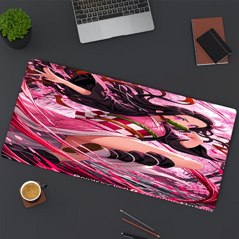 Demon Slayer Print Mouse Pad, for Keyboard Pad Laptop PC Mat for Office Home Use, Desk Decor, Perfect Birthday Gift for Gamers