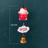 Totoro Ceramic Wind Chime Ornament - Cute Japanese Wall Decor for Girls' Bedroom