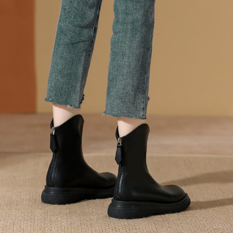 

Женские ботинки челси из мягкой кожи, женские ковбойские ботинки, женские короткие ботинки на платформе, женские короткие ботинки на платформе 39