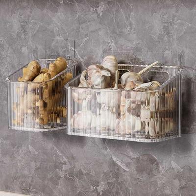 Plastic Toilet Storage Basket Wall Mounted Cosmetic Storage Box New Bathroom Storage Box