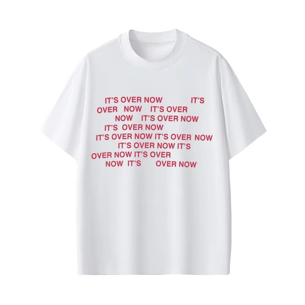 Everything I Wanted Its Over Now Merch Tshirt Men Women 2026 Fashion Pop Music T Shirts Male Casual Short Sleeve Top