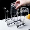 Retractable Kitchen Cup Holder and Draining Rack - Adjustable Glass Storage Hanger